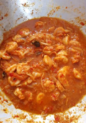 Foto resep Udang bumbu merah