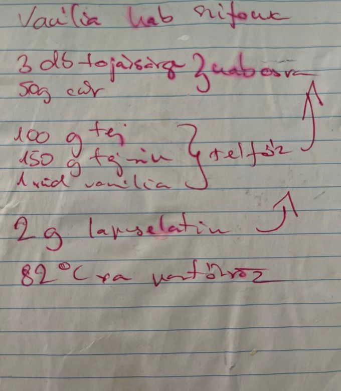 Vanília hab ISI szifonban recept fotója