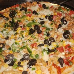 A picture of Homemade Tawa pizza.