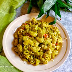 A picture of Pesto Pasta.
