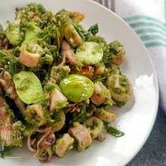 Cumi asin pete, sambal ijo রেসিপির প্রধান ছবি