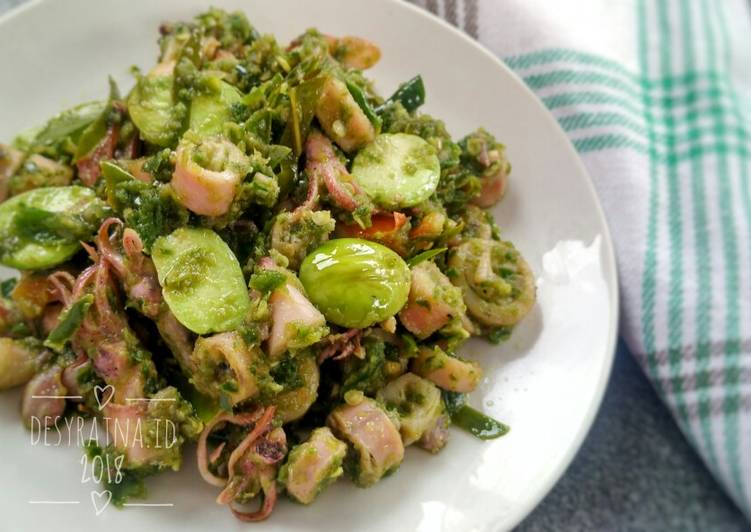 Resep Cumi Asin Pete Sambal Ijo Oleh Desy Ratna Cookpad