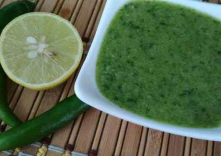 Simple Way to Prepare Any-night-of-the-week Mint-Coriander Dip