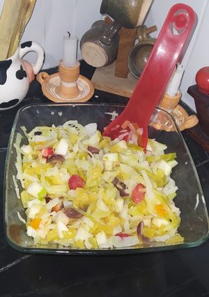 Una foto de Ensalada de repollo a la dulcepiña 🍍