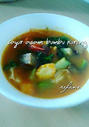 Foto resep Sayur asem bumbu kuning