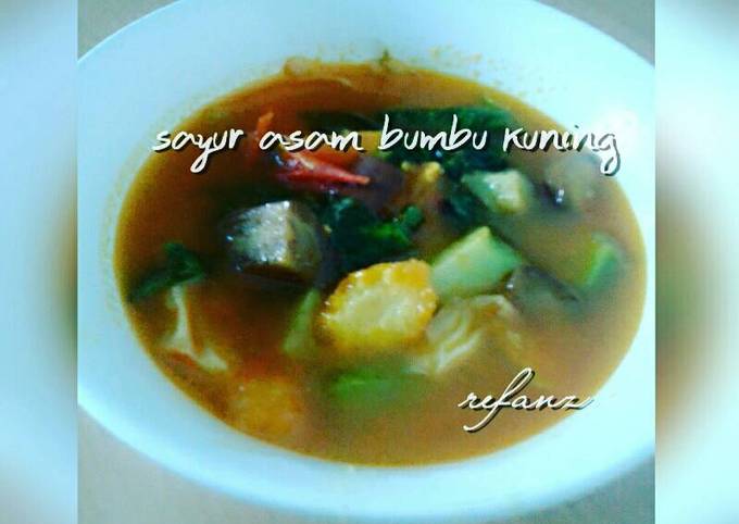 Sayur asem bumbu kuning