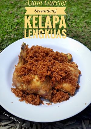 Foto resep Ayam Goreng Serundeng Kelapa & Lengkuas