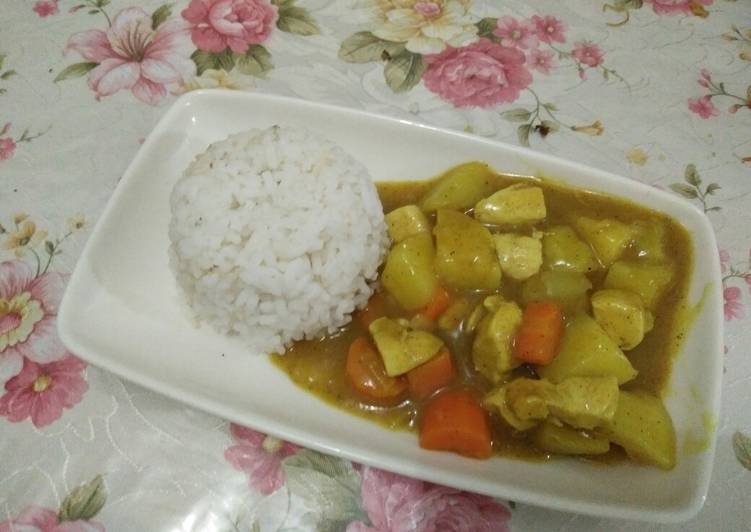 Resep: AppetizingNasi kari Jepang rasa lokal 😀