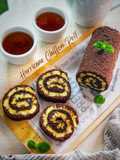 Hurricane chiffon roll (tanpa tepung terigu)