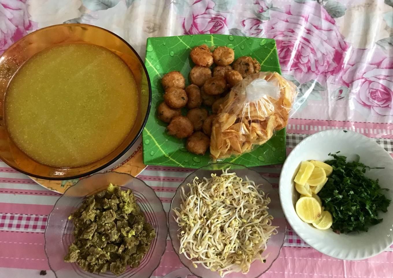 Soto daging madura sederhana