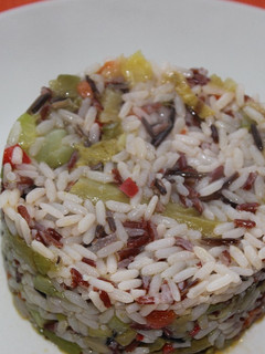 Una foto de Arroz con verduras