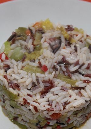Una foto de Arroz con verduras