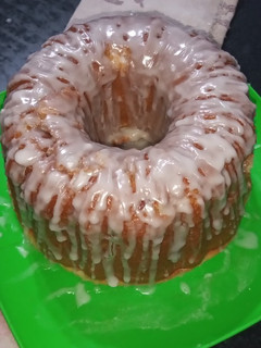 Una foto de Budín de manzana