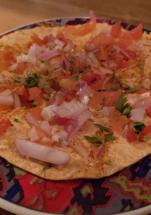 A picture of Masala khichya papad.
