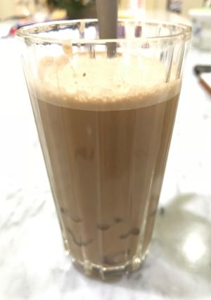 Foto resep Lychee Bubble Milk Tea