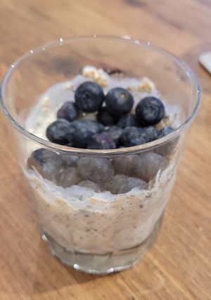 A picture of Blueberry Overnight Oats.