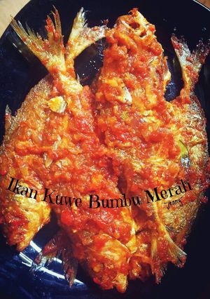 Foto resep Ikan Kuwe Bumbu Merah