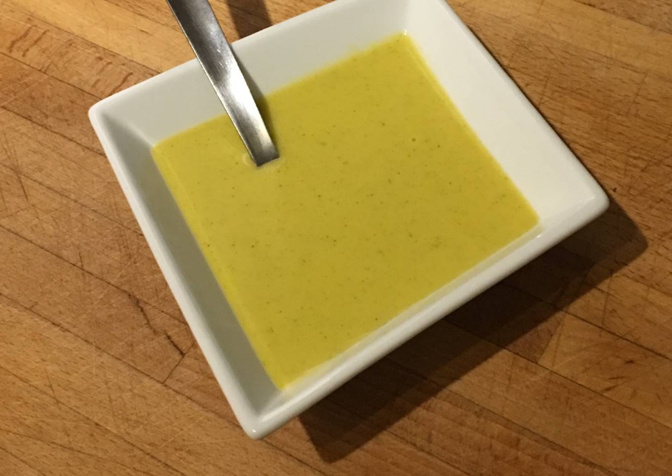 Velouté de courgette à l'indienne