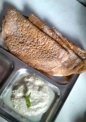 A picture of Ragi Dosa.