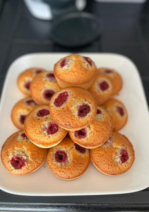 Une photo de Financiers à la framboise