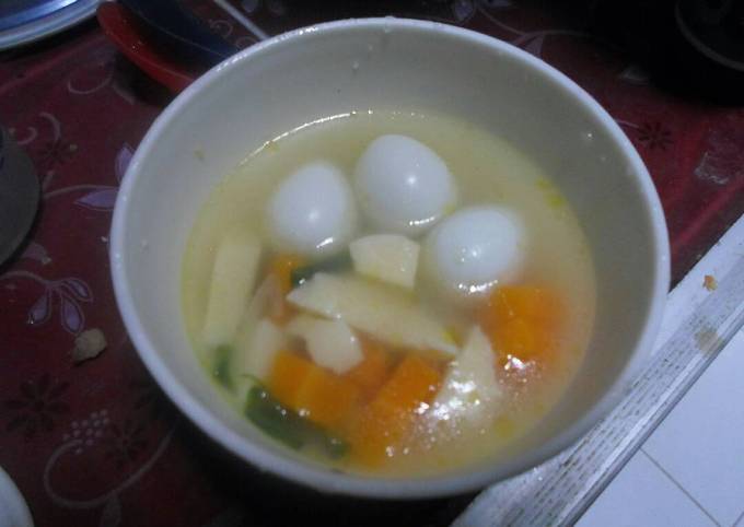 Resep Sup Telur Puyuh Mpasi 12m Oleh Novi Yanti Cookpad