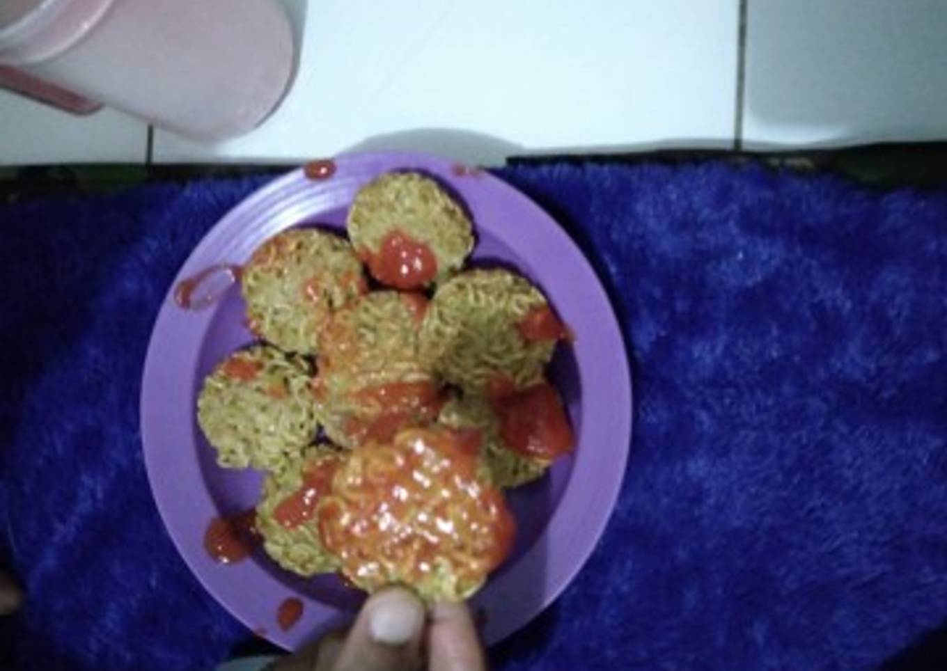 Mie sedap bulet