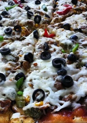 صورة لوصفة بيتزا 🍕