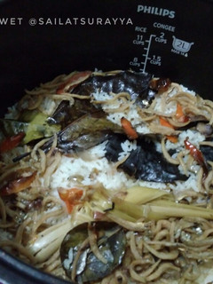 Foto resep Nasi Liwet Ricecooker
