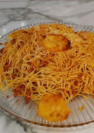 عکسی از دستور ماکارونی با سویا