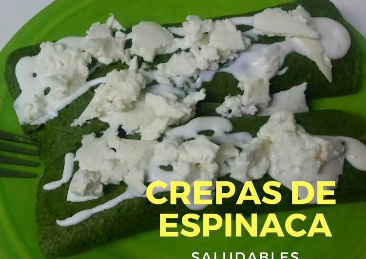 Crepas de espinaca