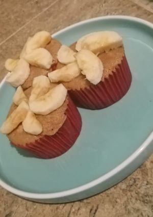 Una foto de Muffins de Plátano y nuez