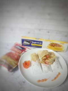 Foto resep 111.Kebab Spaghetti Beef Bolognaise Cheese
