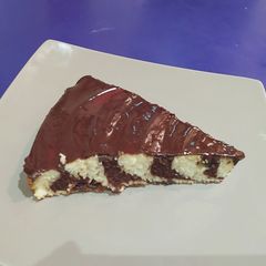 A picture of Vegan Zebra Cake.