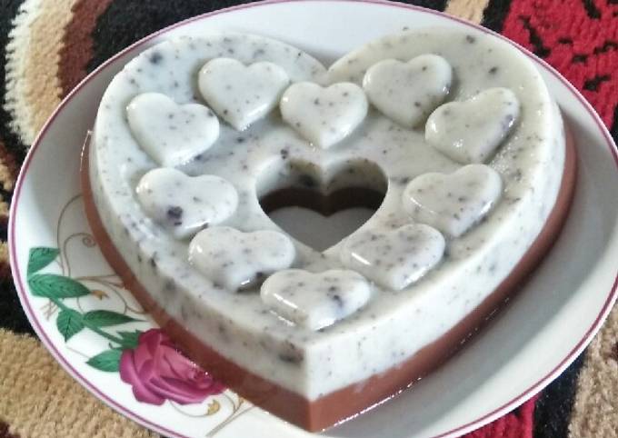 Puding Susu Chocolatos + Oreo