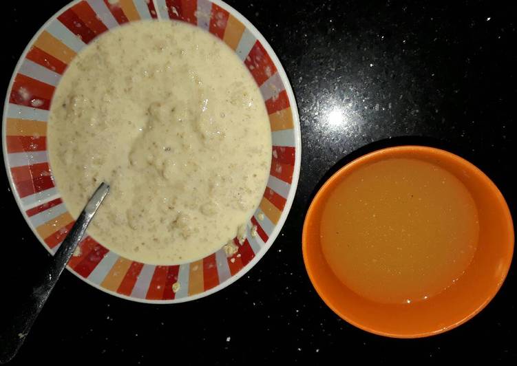 Steps to Make Ultimate Quaker oats and nutri c orange juice