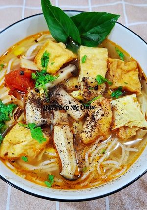 Hình của món Bún Thái Chay.