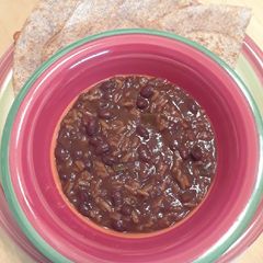 A picture of Black Bean and Rice Soup - Slow Cooker.