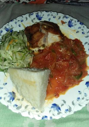A picture of Fried fish.