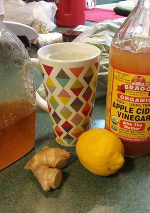 A picture of Jump-start Ginger Lemon Tea 🍋.