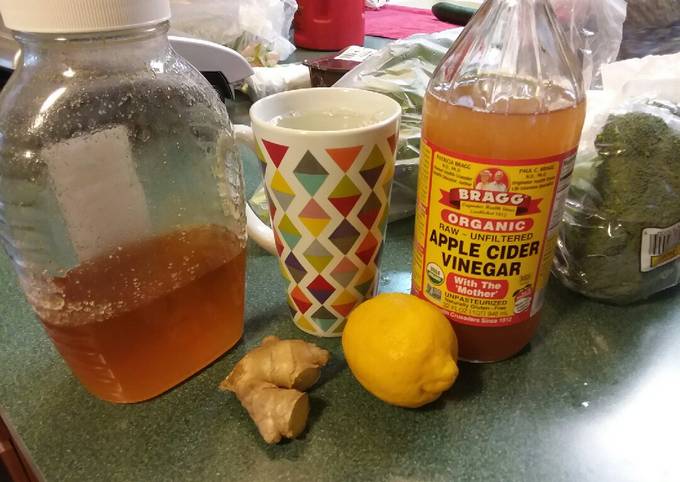 Step-by-Step Guide to Prepare Perfect Jump-start Ginger Lemon Tea 🍋