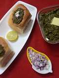 Green pav bhaji