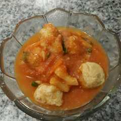 รูปของ Bola bola tuna saus padang (mpasi 12m+)
