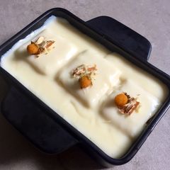 A picture of Bread custard delight.