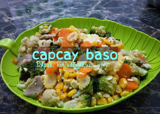 Resep Capcay baso Anti Gagal