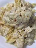 Crockpot garlic Parmesan chicken
