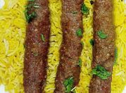 A picture of beef kabab