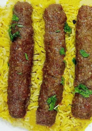 A picture of Grilled Kofta Kebab.