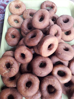 A picture of Doughnuts #street food.