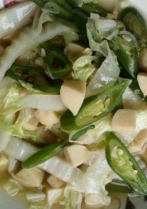 Foto resep Tumis Sawi Putih Cabe Ijo