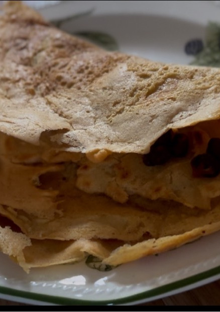 A picture of Basic and Simple Lentil Flatbread/Pancake.